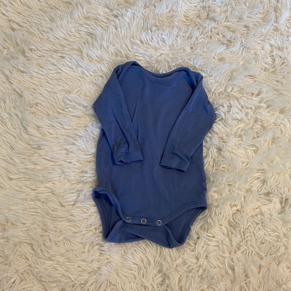 Kate Quinn Purple Bamboo Bodysuit Sz. 0-3 Months